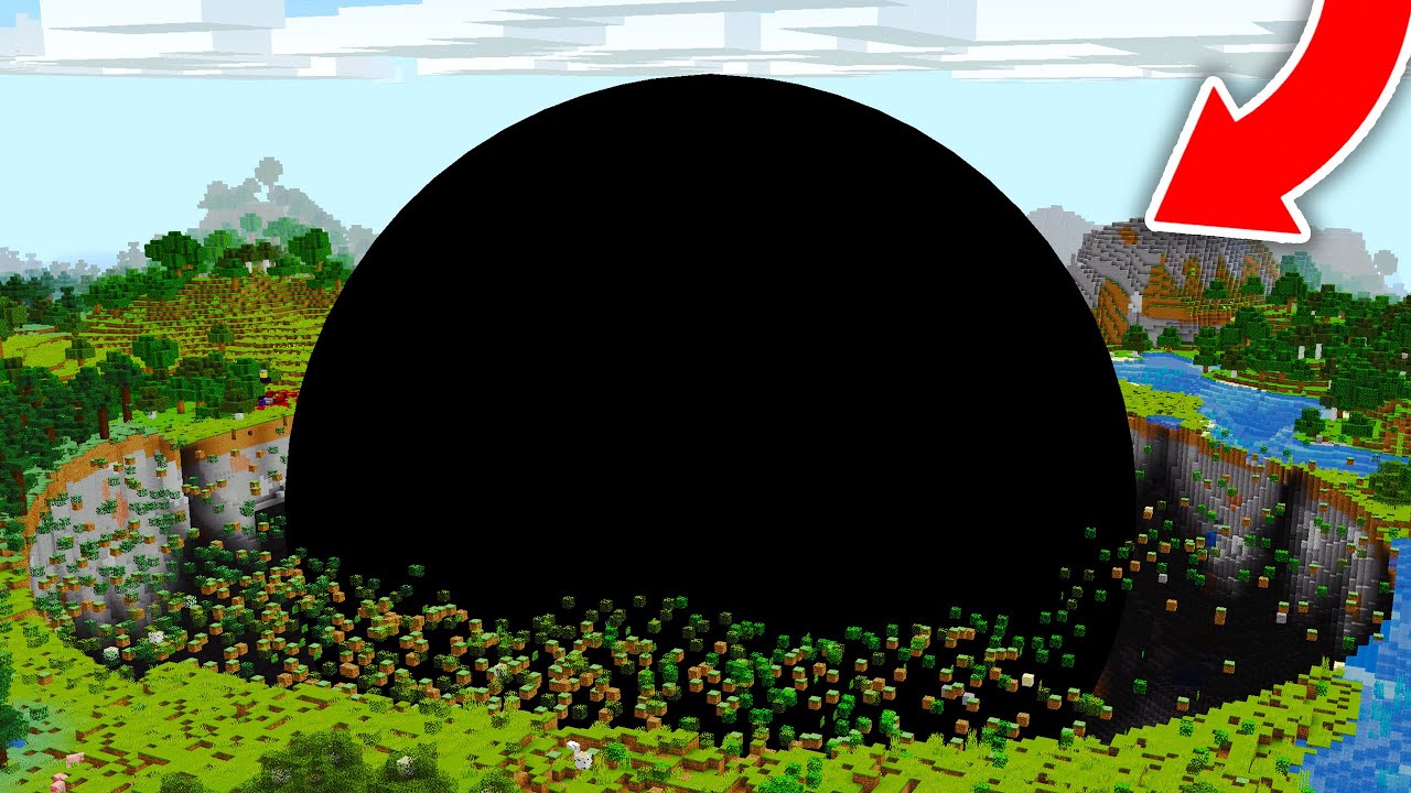 超巨大ブラックホールに追われながらエンドラ討伐してみた結果【マイクラ】