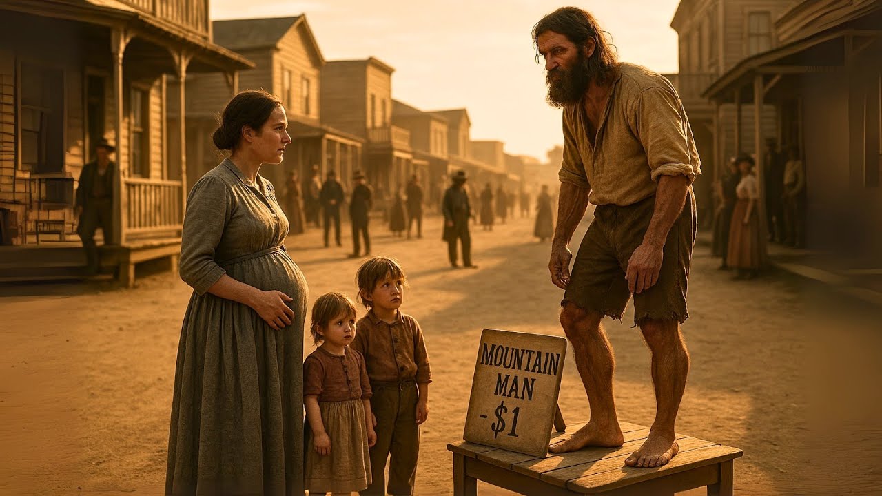 A Pregnant Widow Bought a Mountain Man for $1—Then Froze When He Spoke Her Name