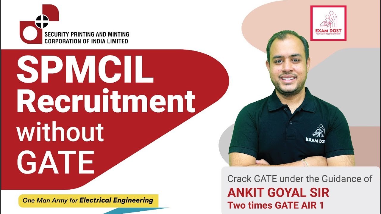 SPMCIL Recruitment without GATE 😇😇 | Ankit Goyal | One Man Army