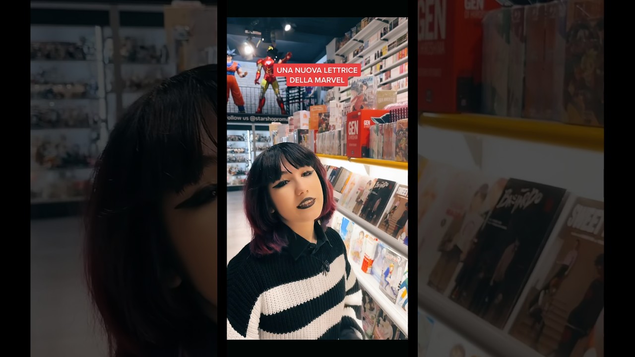 Una nuova lettrice Marvel #starshock #starshop #fumetteria #starshoproma #manga #anime #comedy