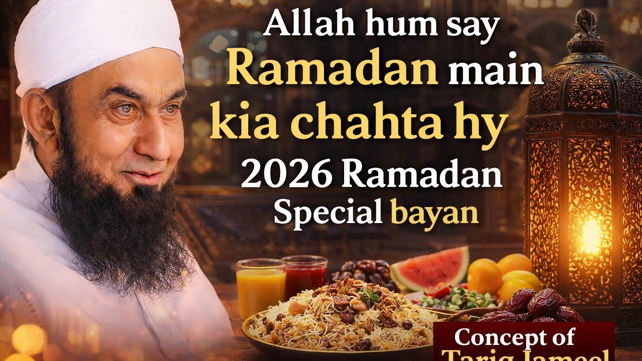 Ramadan Ka Asal Maqsad Kya Hai? | Heart Touching Bayan 2026 by molana tariq jameel