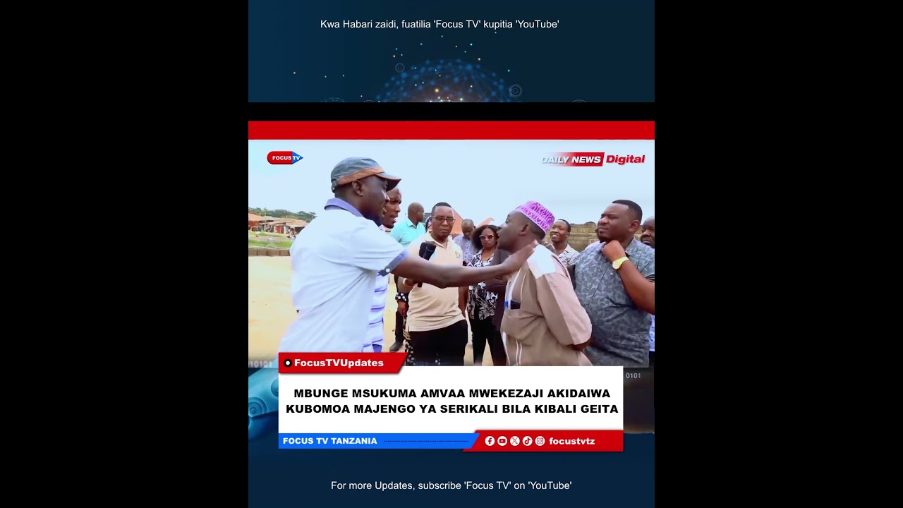 Mbunge Musukuma Ashikana Mashati na Mwekezaji Geita