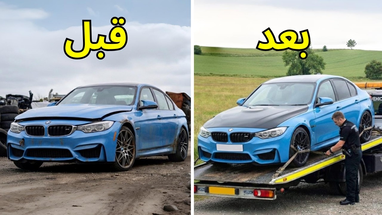 تصليح حوادث كامل | بي ام دبليو BMW M3 Competition 2017