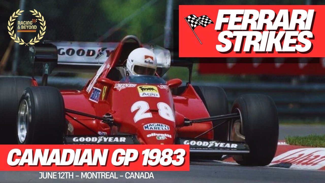 Formula1 1983 Canadian GP | Arnoux Was Unstoppable | Ferrari's Dominant Day in Montreal