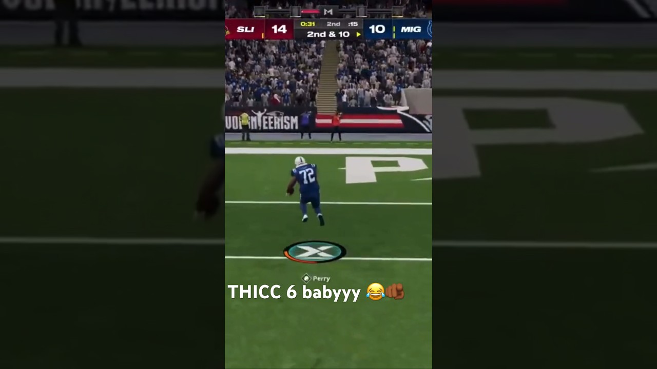 WILLIAM PERRY THICC 6 S/O @Zirksee ! 🤣🫡 #livestream #zirksee #madden24 #shortsfeed