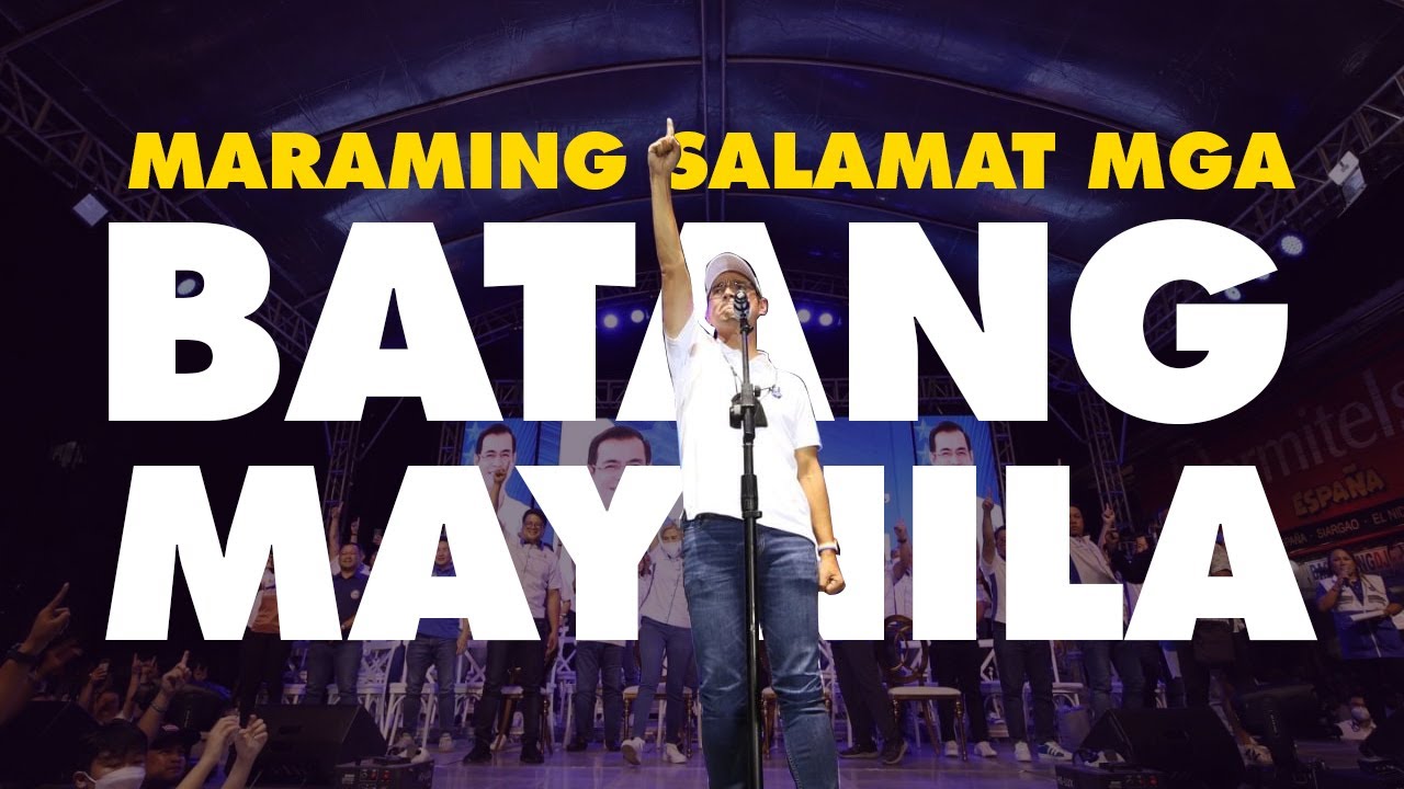 Asenso Manileño Proclamation Rally | Mayor Isko Moreno | March 27, 2022