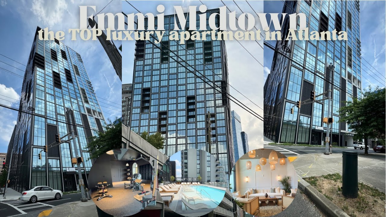 BRAND NEW, LUXURY Atlanta apartment tour | Emmi Midtown