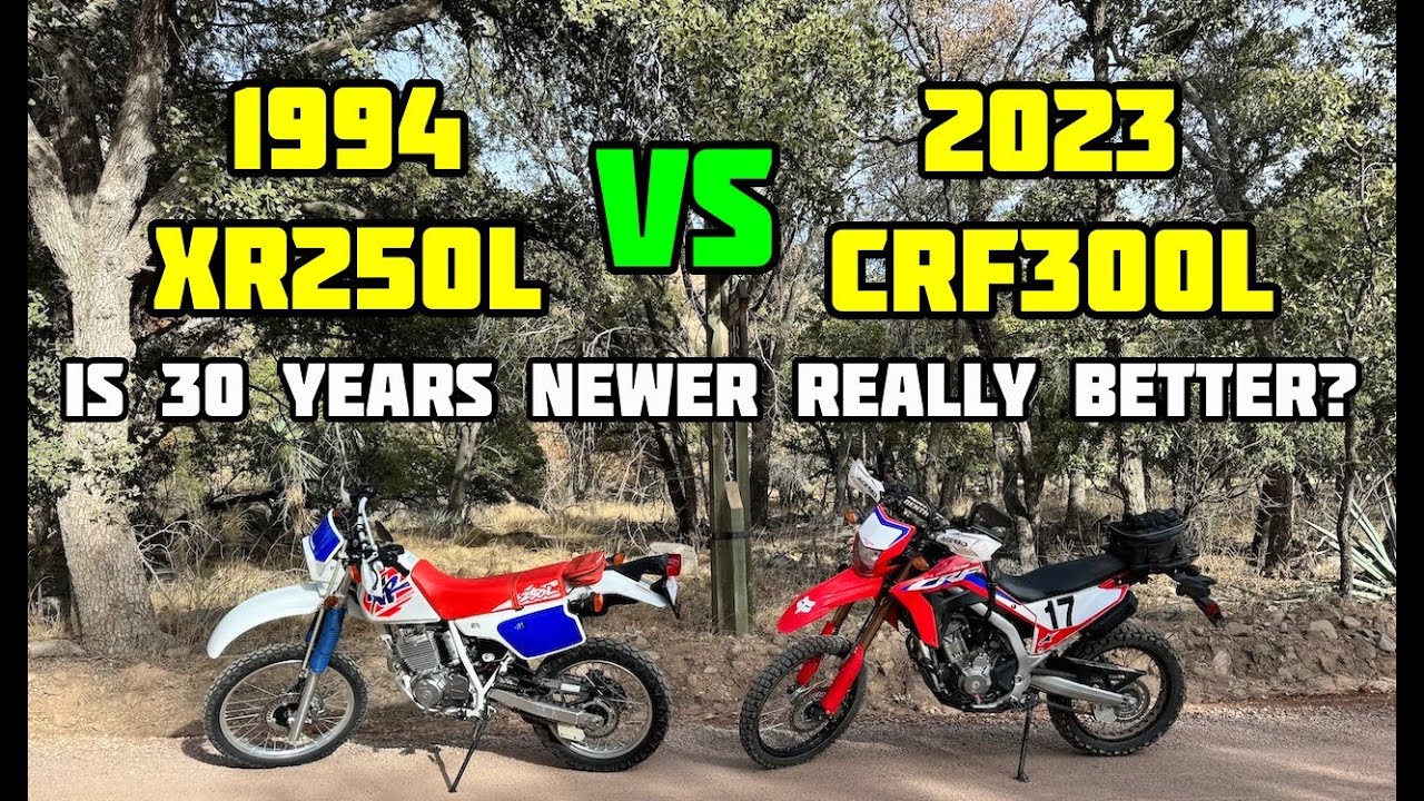 Honda XR250L 94 года против CRF300L 23 года. На 30 лет новее — лучше? #Honda #XR250L #CRF300L