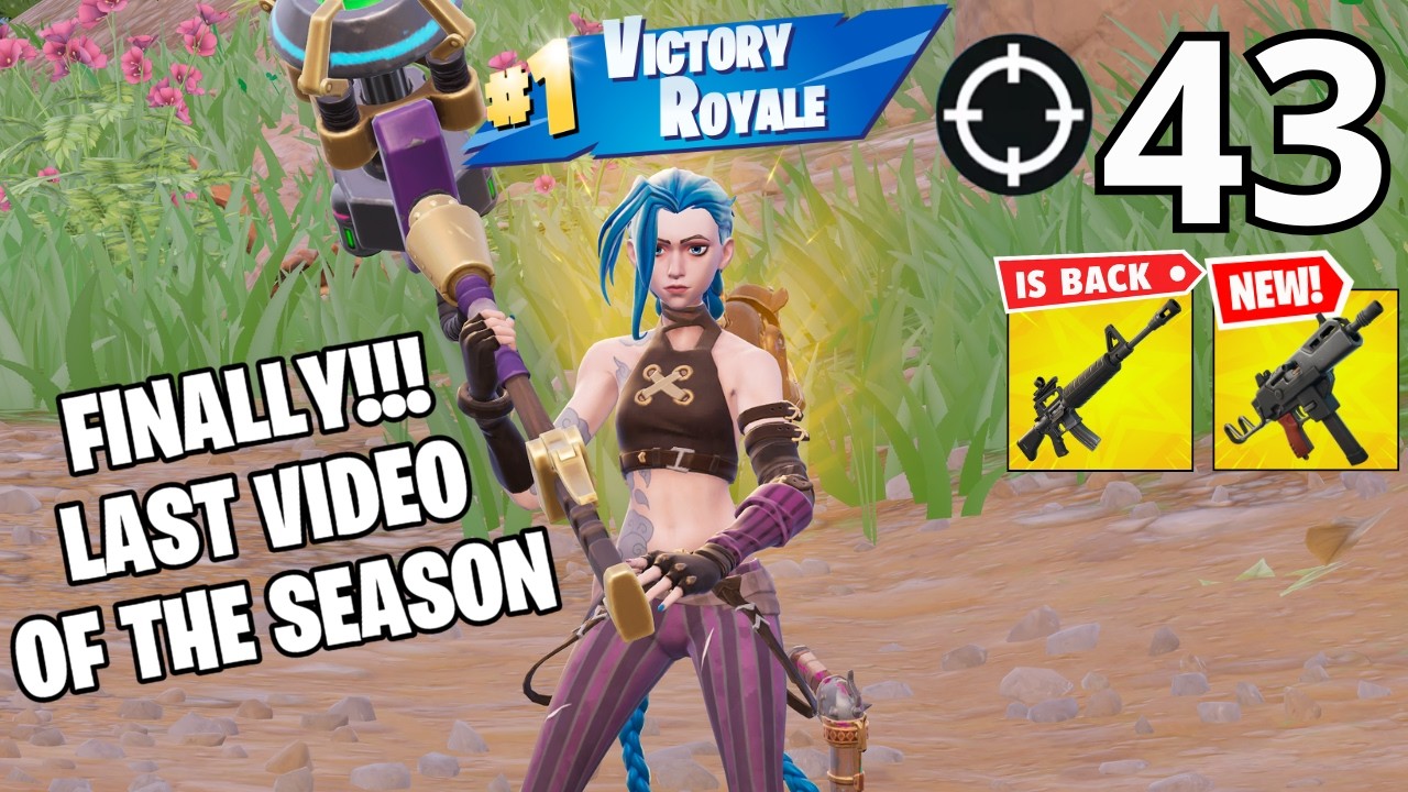 43 Elimination Gameplay Wins Zero Build (NEW FORTNITE CHAPTER 7 SEASON 1)