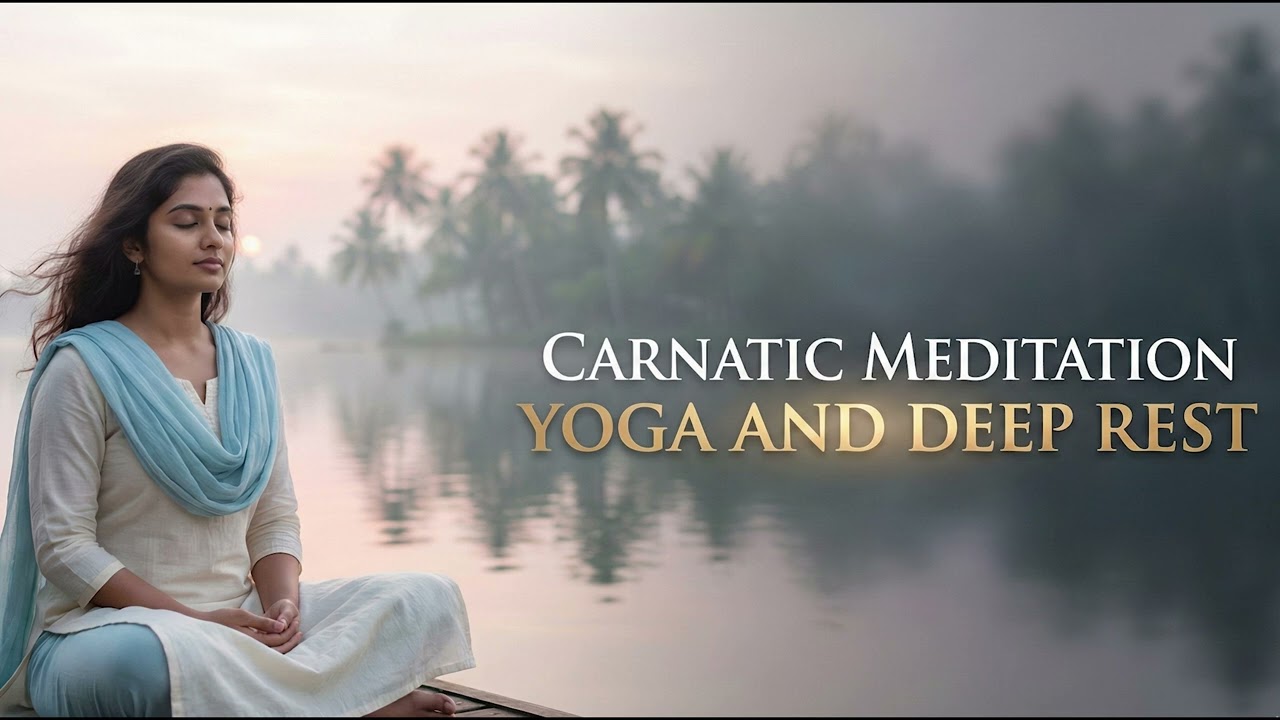 Carnatic Meditation Relaxation Music | Peaceful Yoga, Focus & Sleep Music (1 Hour)