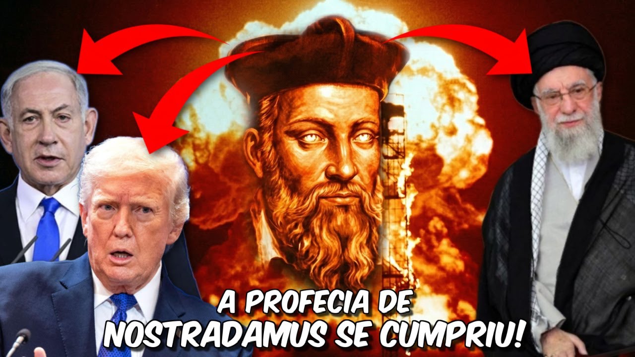 A PROFECIA DE NOSTRADAMUS SE CUMPRIU! A guerra no Irã começou e MAIS UM REGIME VAI CAIR!