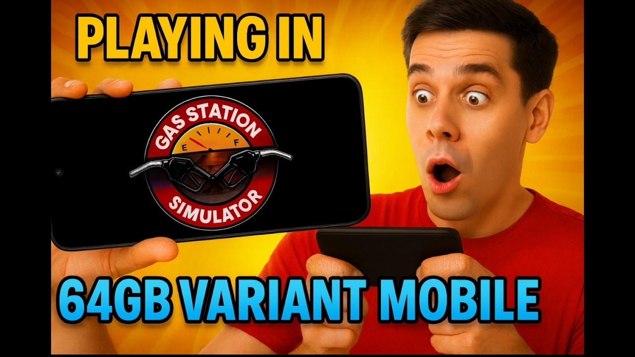 GAS STATION SIMULATOR on My PHONE!? 🔥 Ultra Smooth Mobile Gameplay 🚀