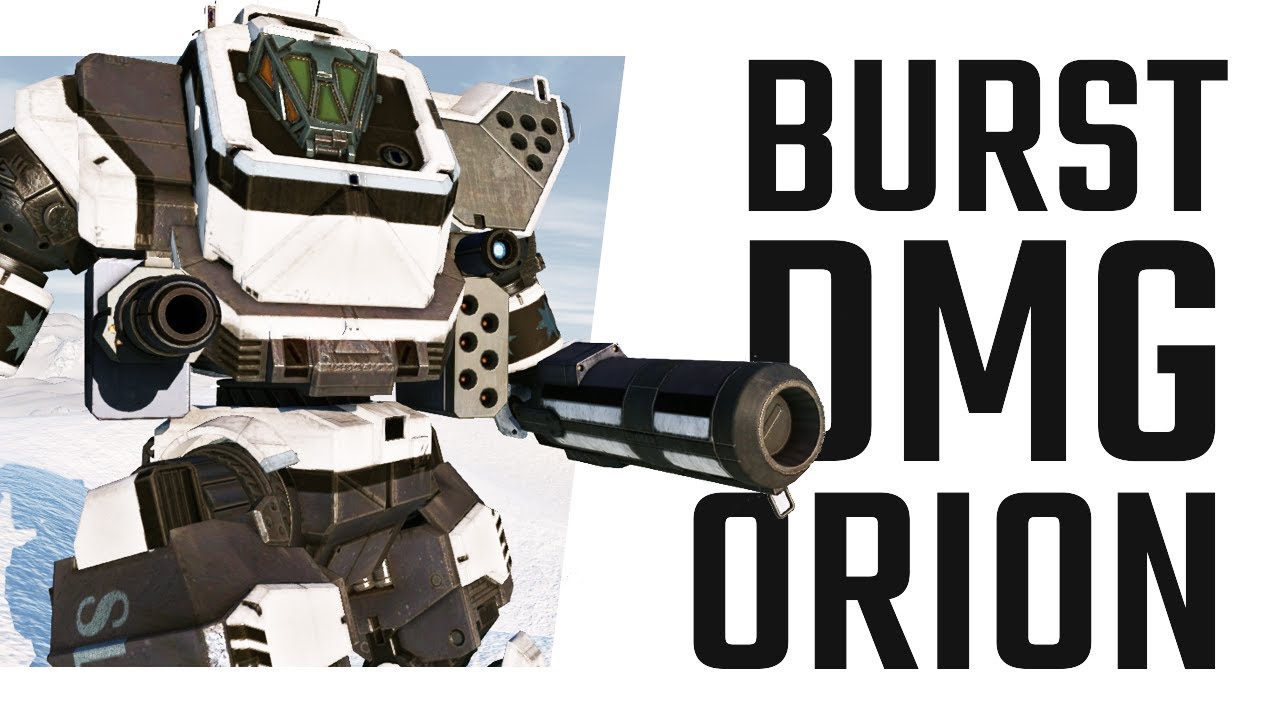 Burst Damage Orion Build (with AC20) - Mechwarrior Online The Daily Dose #1121