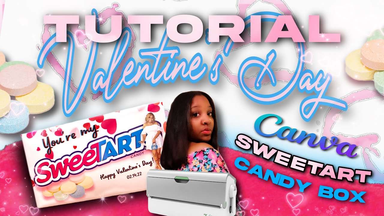 VALENTINE&rsquo;S DAY SWEETART CANDY BOX TUTORIAL | with Canva & Xyron Creative Station | Party Favors