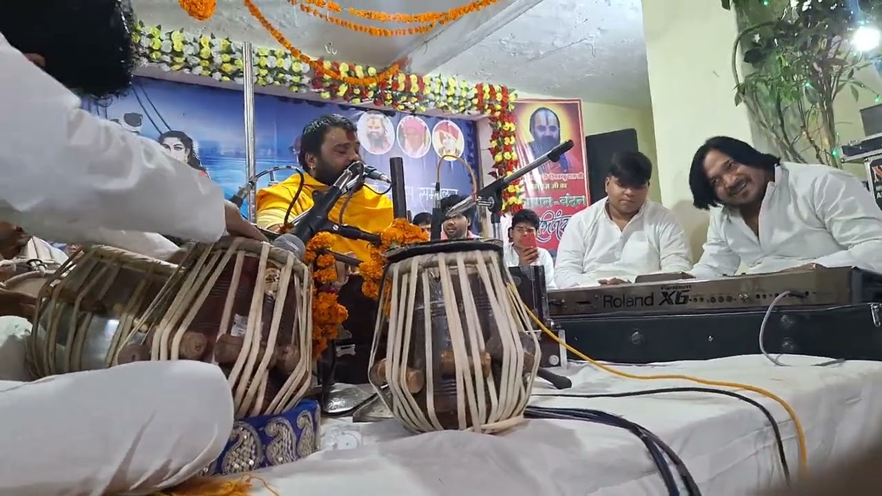 #श्री धन्वंतरि दास जी महाराज ❤️‍🩹🙏 #rinku sharma tabla #fajal bhai