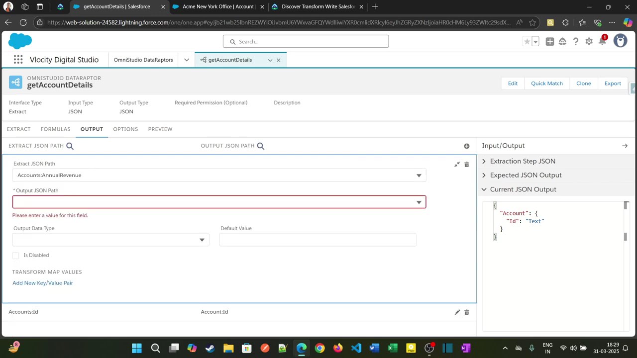 OS09: КАК СОЗДАТЬ ИЗВЛЕЧЕНИЕ OMNISTUDIO DATA MAPPER