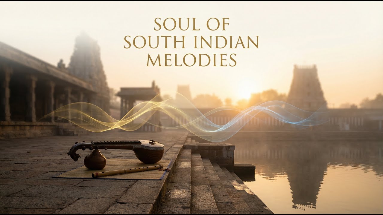 Soulful Carnatic Instrumental | South Indian Classical Music for Meditation & Focus #instrumental
