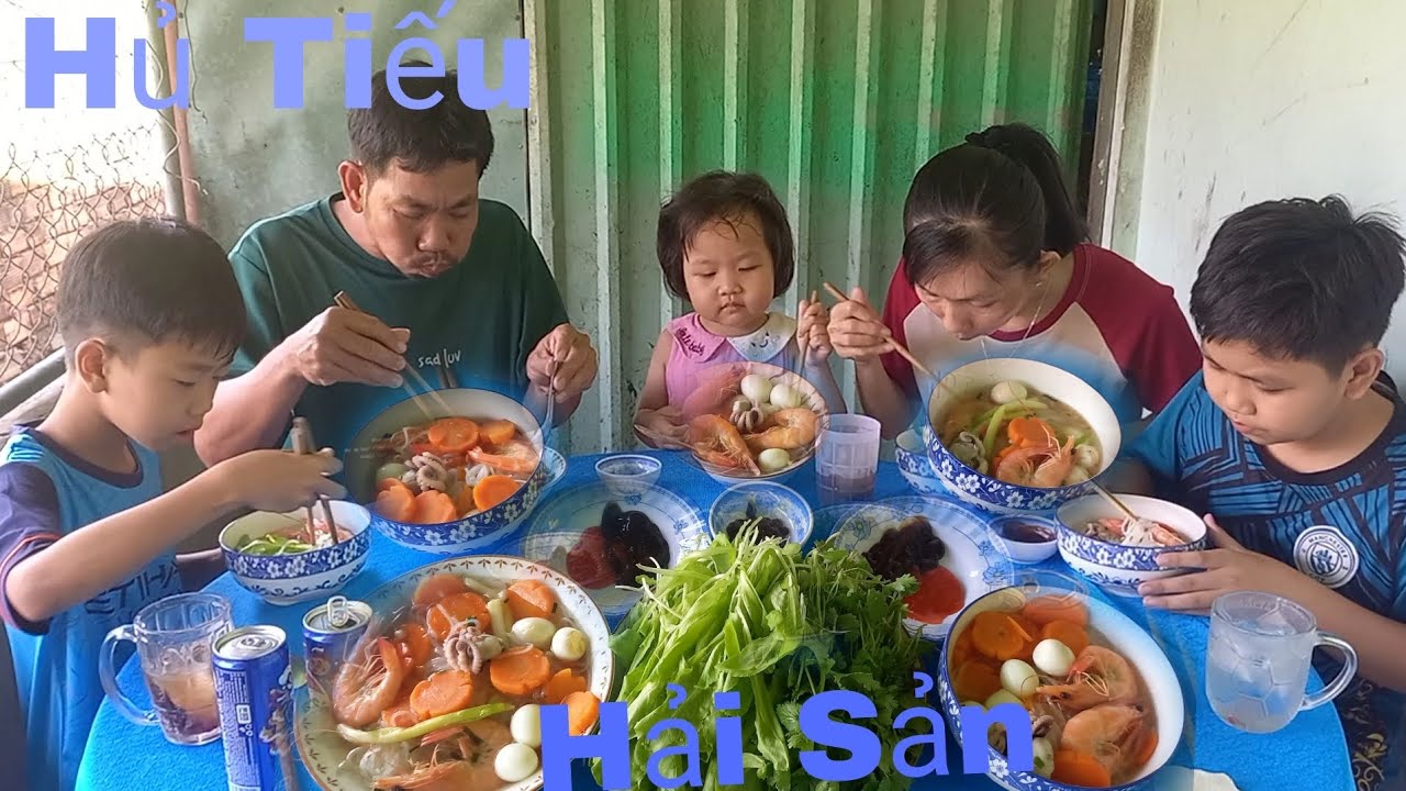 Hôm nay em lan nấu Hủ Tiếu hải sản ăn quá ngon # Toàn Tv