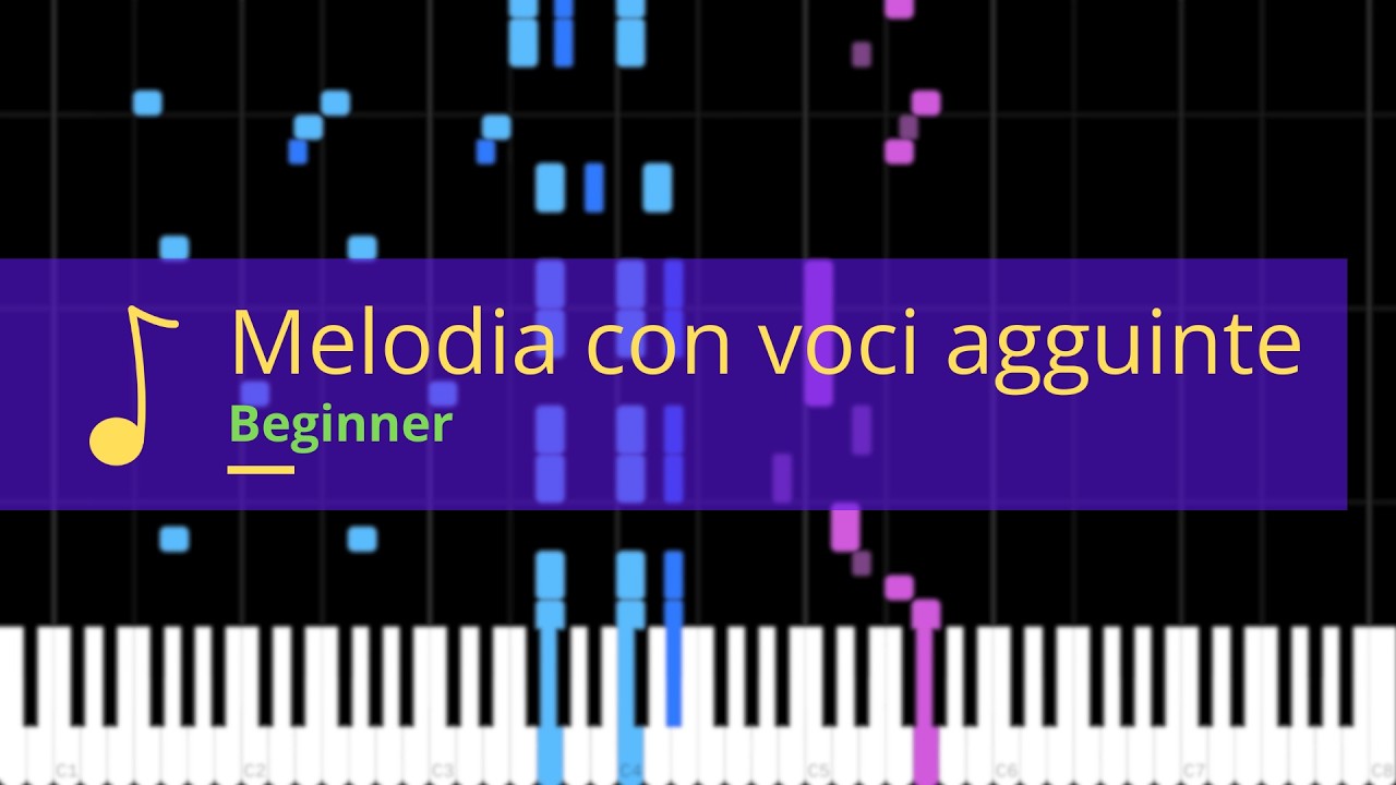 Melodia con voci aggiunte - Pieter Vandaele (Piano Tutorial)