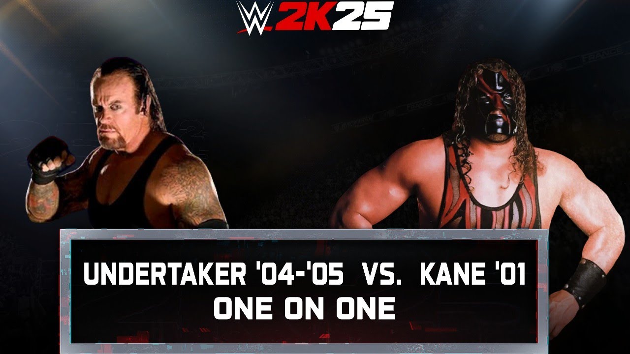 WWE 2k25 — Гробовщик '05 против Кейна '01: одиночный матч на Bloodline Arena