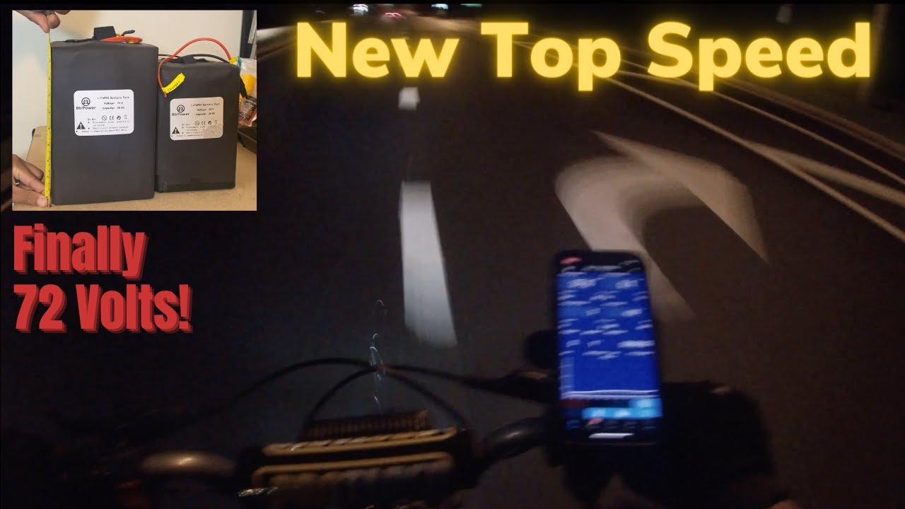 Razor MX2000 Got a 72V BTR Power 50A BMS Battery! New Top Speed for the MX650 Supermoto