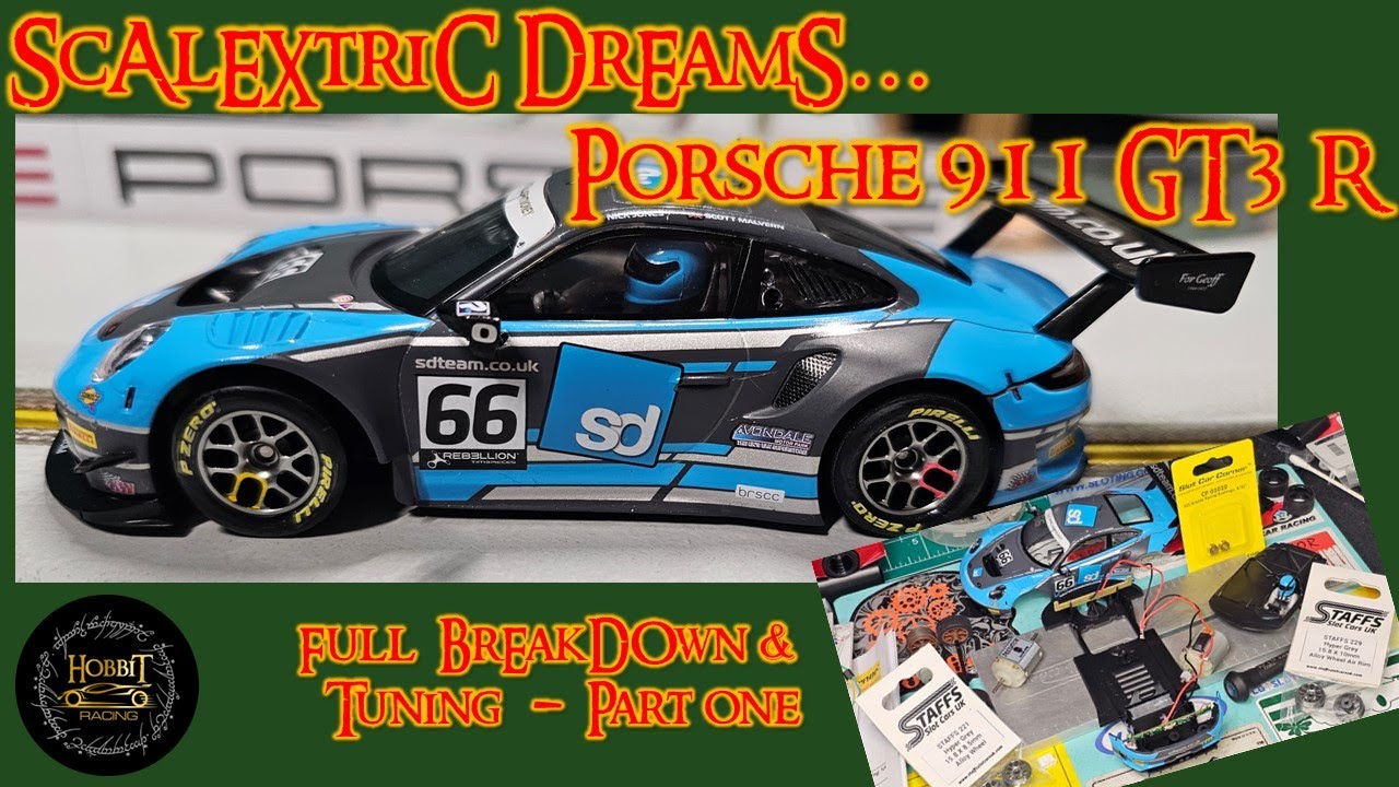 Scalextric Porsche 911 GT3 R #66: Часть 1