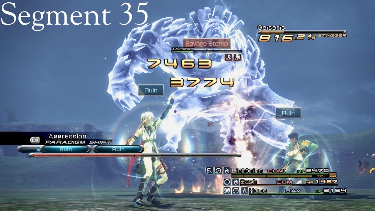 Final Fantasy XIII Hard Mode Segment 35