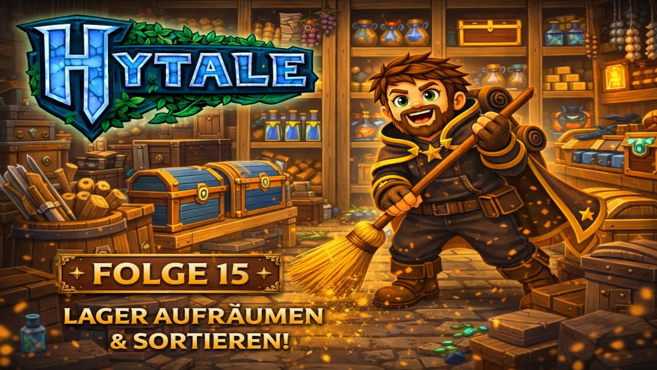 Hytale Staffel 1 Folge 15 - Ich muss ein wenig mein Lager aufräumen...