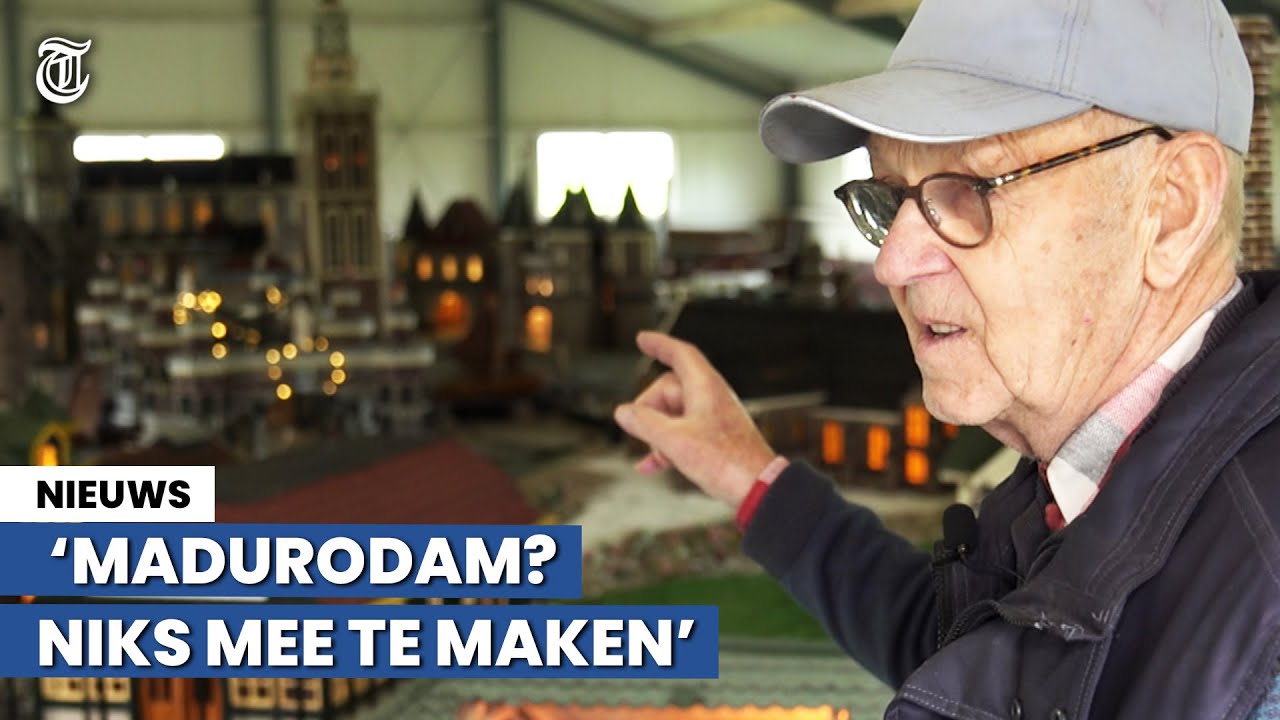 Boer Joop (82!) bouwt miniatuurstad in schuur