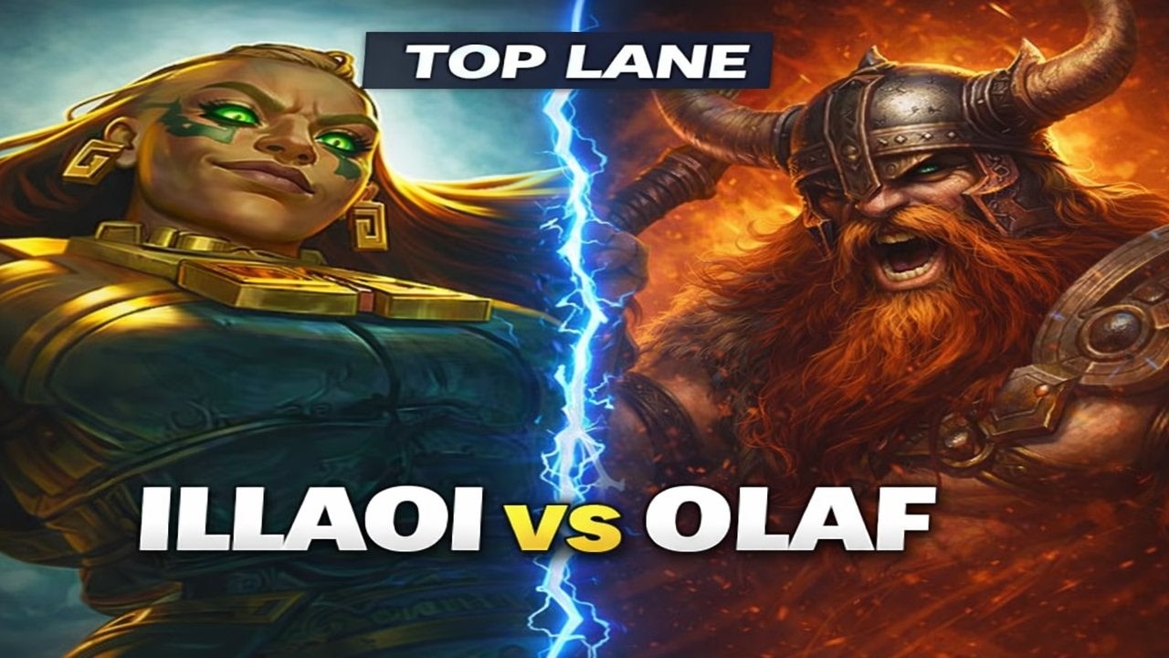 Illaoi vs Olaf – Comes to Lane. Dies. Repeat.