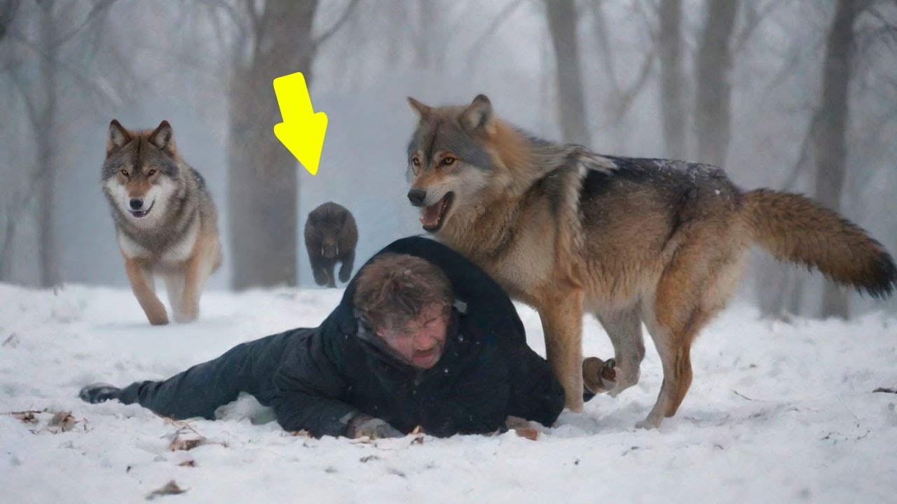 Injured Man Thought He Was Done For When Wolf Pack Appeared, But One Wolf Did the Unthinkable...