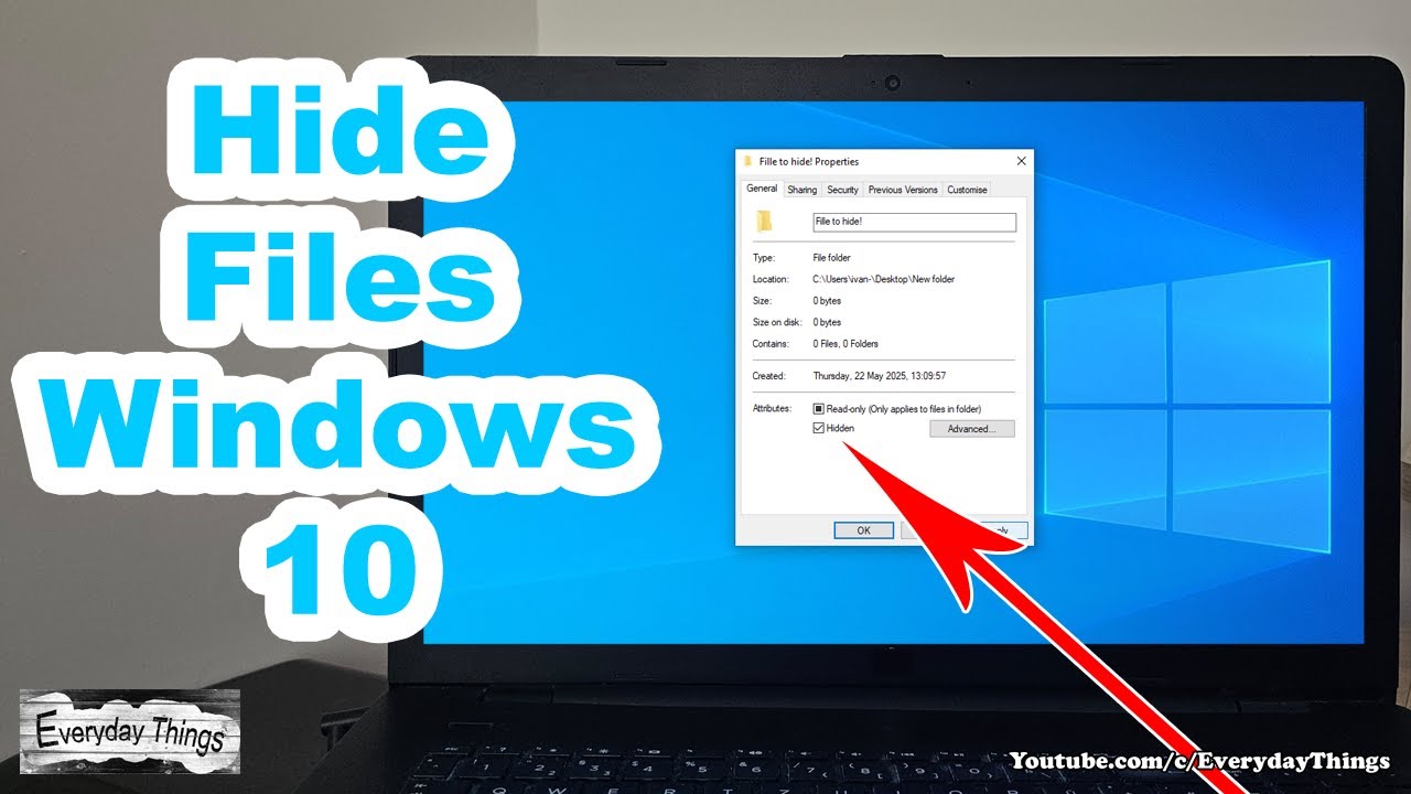 How to Hide Files on Windows 10