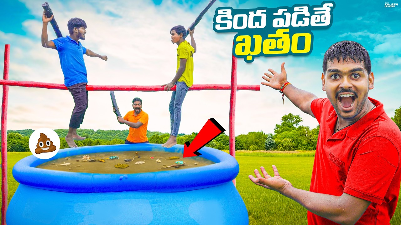 Extreme Hanging Beating Challenge on Water - Winner Will get ₹10000🔥🔥 Telugu Experiments