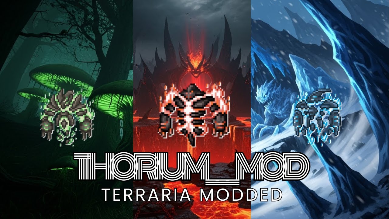 Summoning the PRIMORDIALS in  THORIUM Terraria