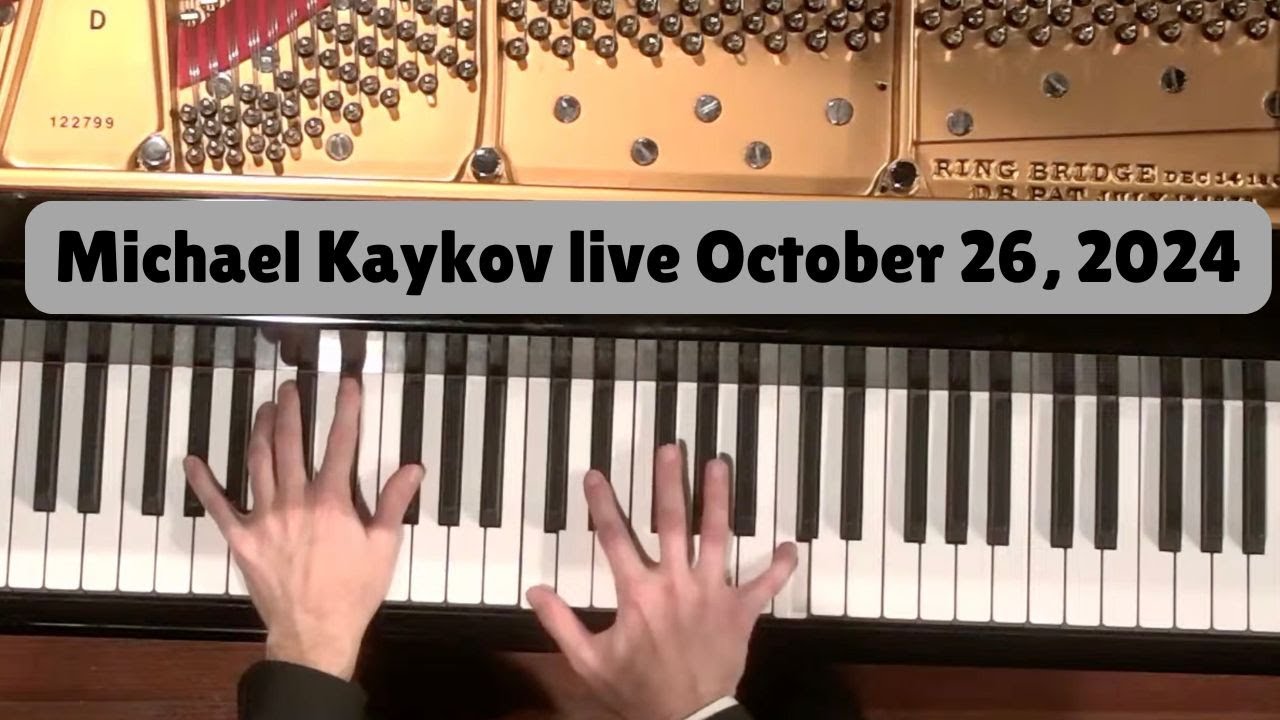 Franz Liszt: The Rare Piano Works | Michael Kaykov live recital 10.26.2024