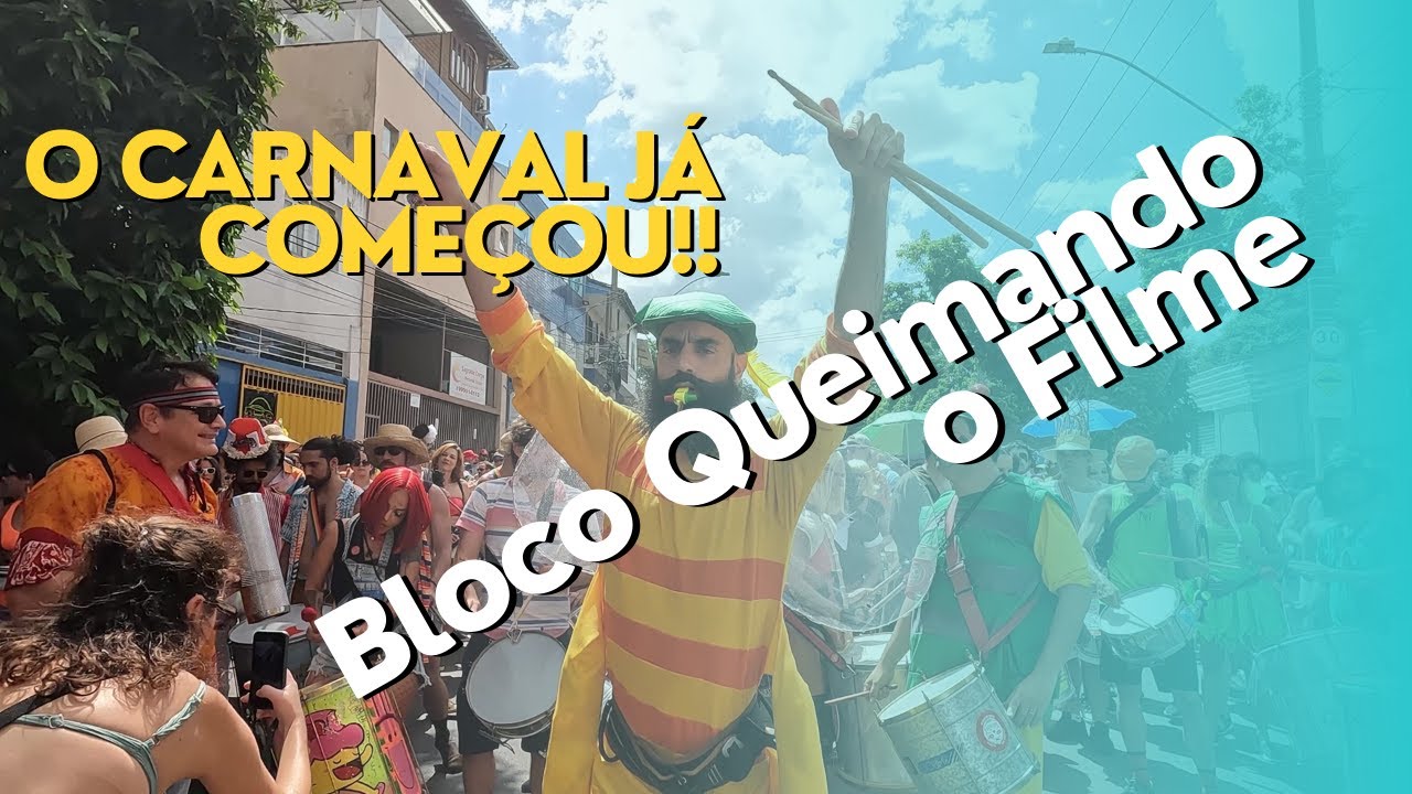 Queimando o Filme no Primeiro Dia de Carnaval em BH!! 4K!