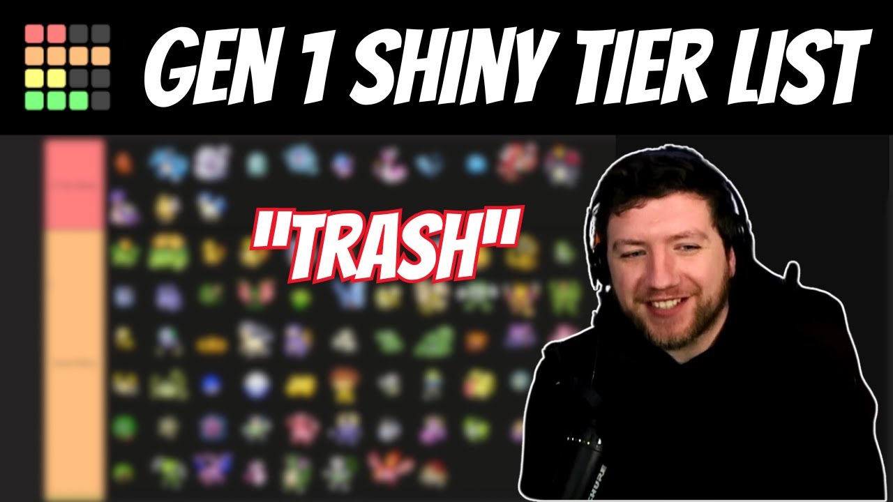 The Ultimate Gen 1 Shiny Pokémon Tier List