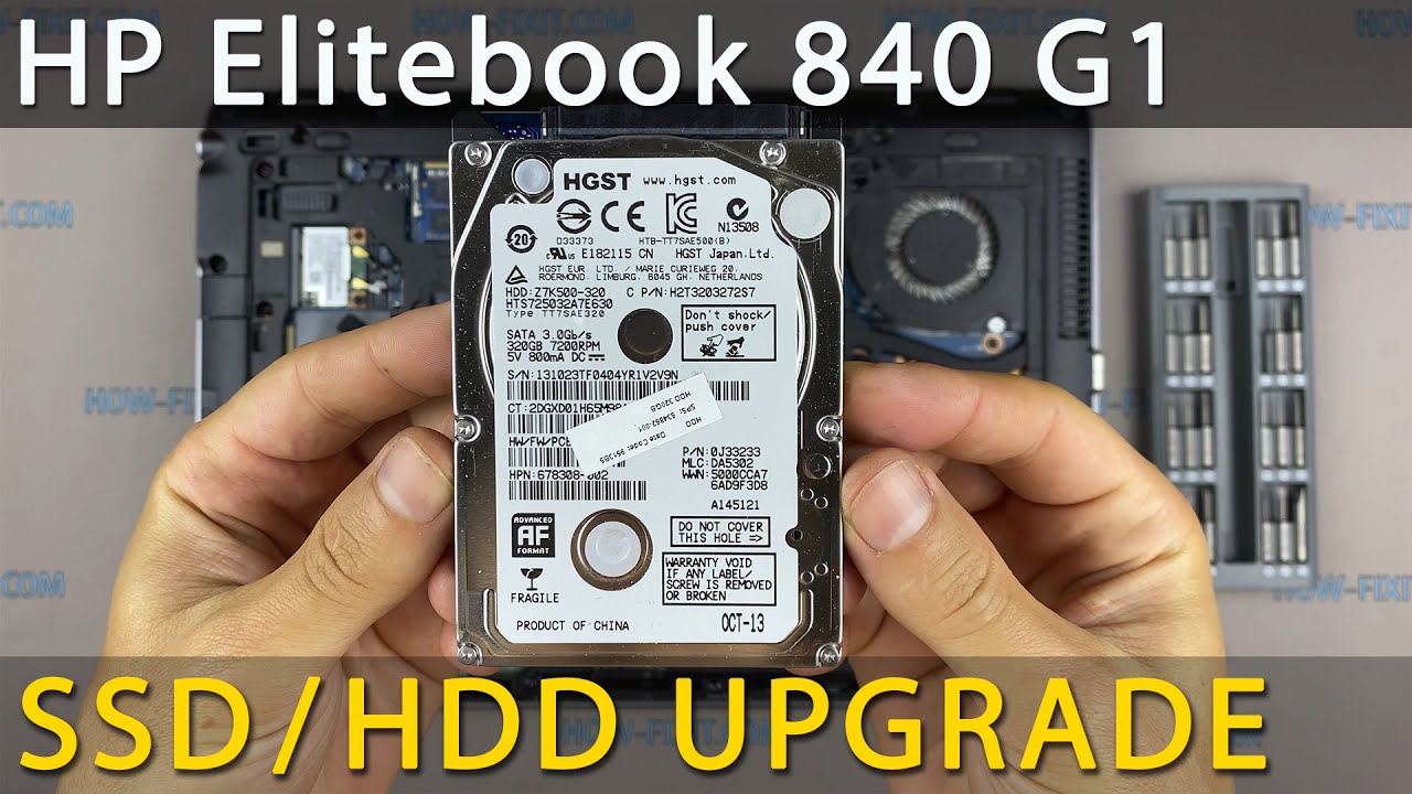 HP Elitebook 840 G1 Hard Drive Replacement &ndash; Fast & Easy SSD Upgrade