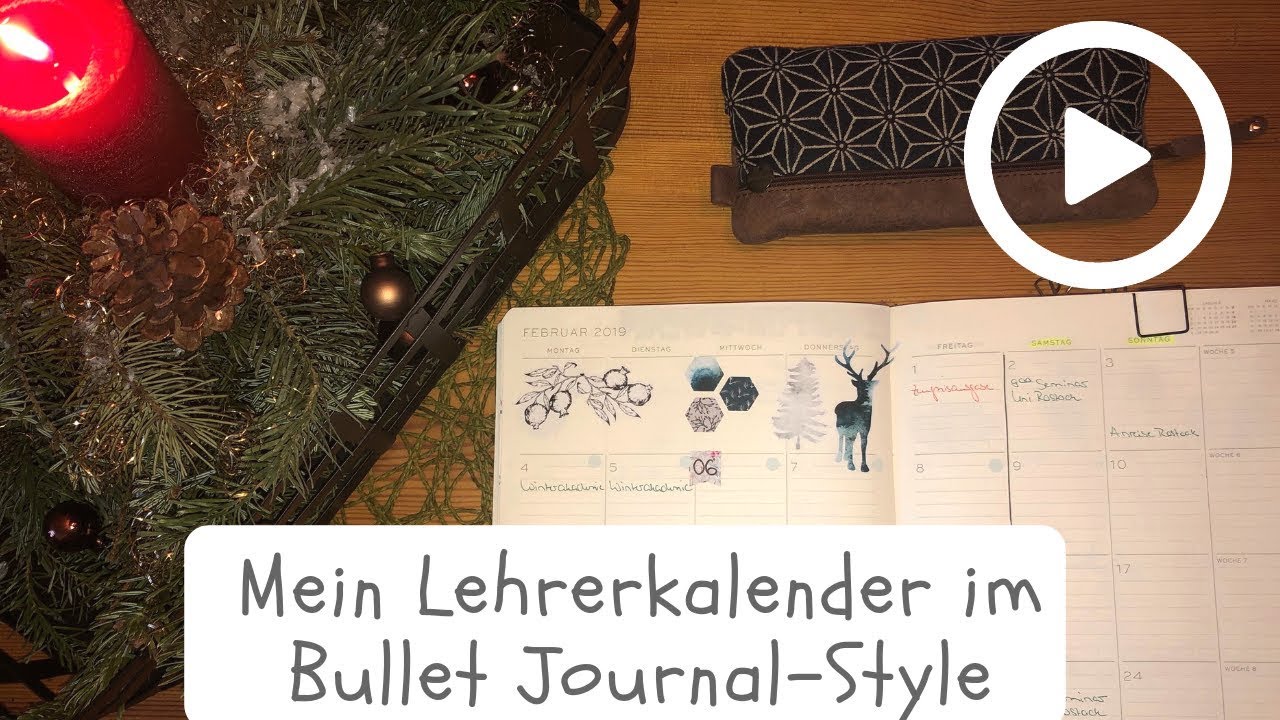 Der Lehrerkalender im Bullet-Journal-Style
