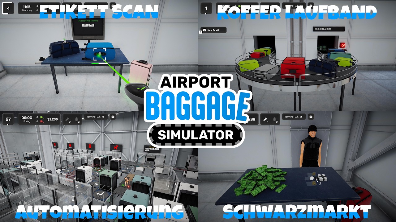 Angetestet Airport Baggage Simulator 🧳Gepäck am Flughafen Kontrollieren  | Deutsch