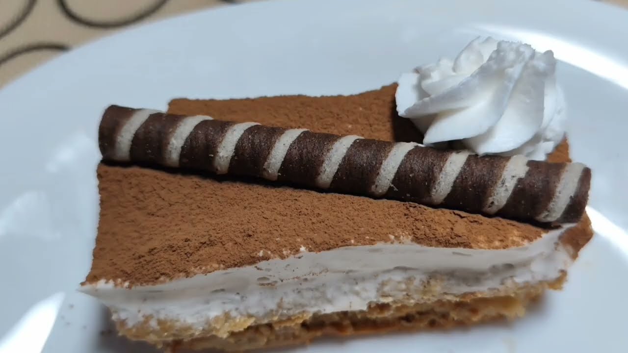 #وصفات رمضان🌙تيراميسو في المول الأسطوري بذون جبنة الماسكاربون 😋