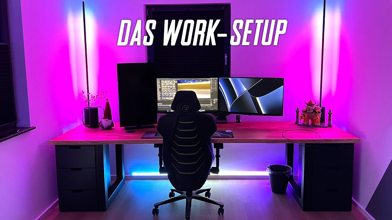 Mein neuer RIESEN Schreibtisch! 😍 TRAUM Work- & Gaming-Room #3