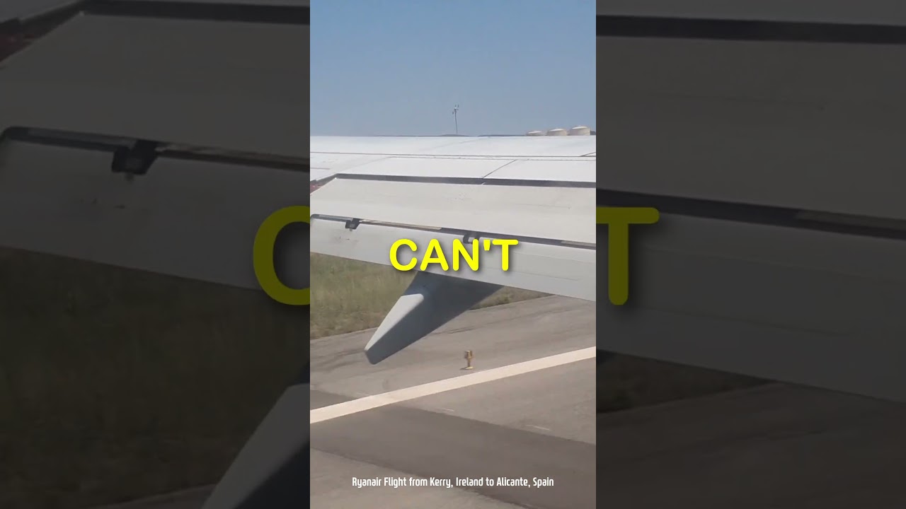 Ryanair super hard landing Spain #ryanair #landing