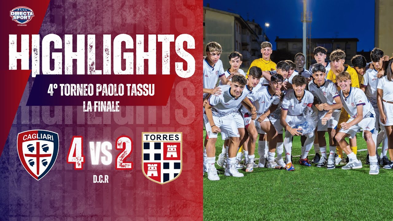 Calcio Giovanile U17M - 4° Torneo Paolo Tassu Finale - Torres vs Cagliari 2-4 dcr (Highlights)