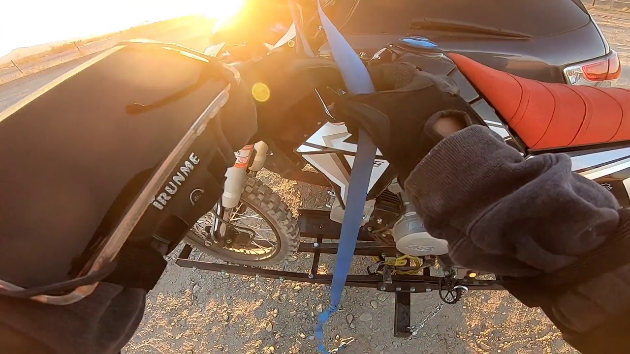 How I setup my Trailer Hitch Motorcycle Carrier
