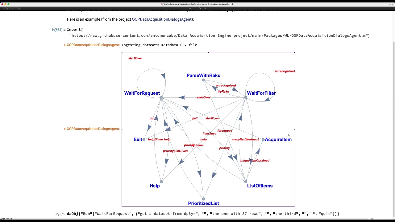 Multi language Data Acquisition Conversational Agent (extended version)