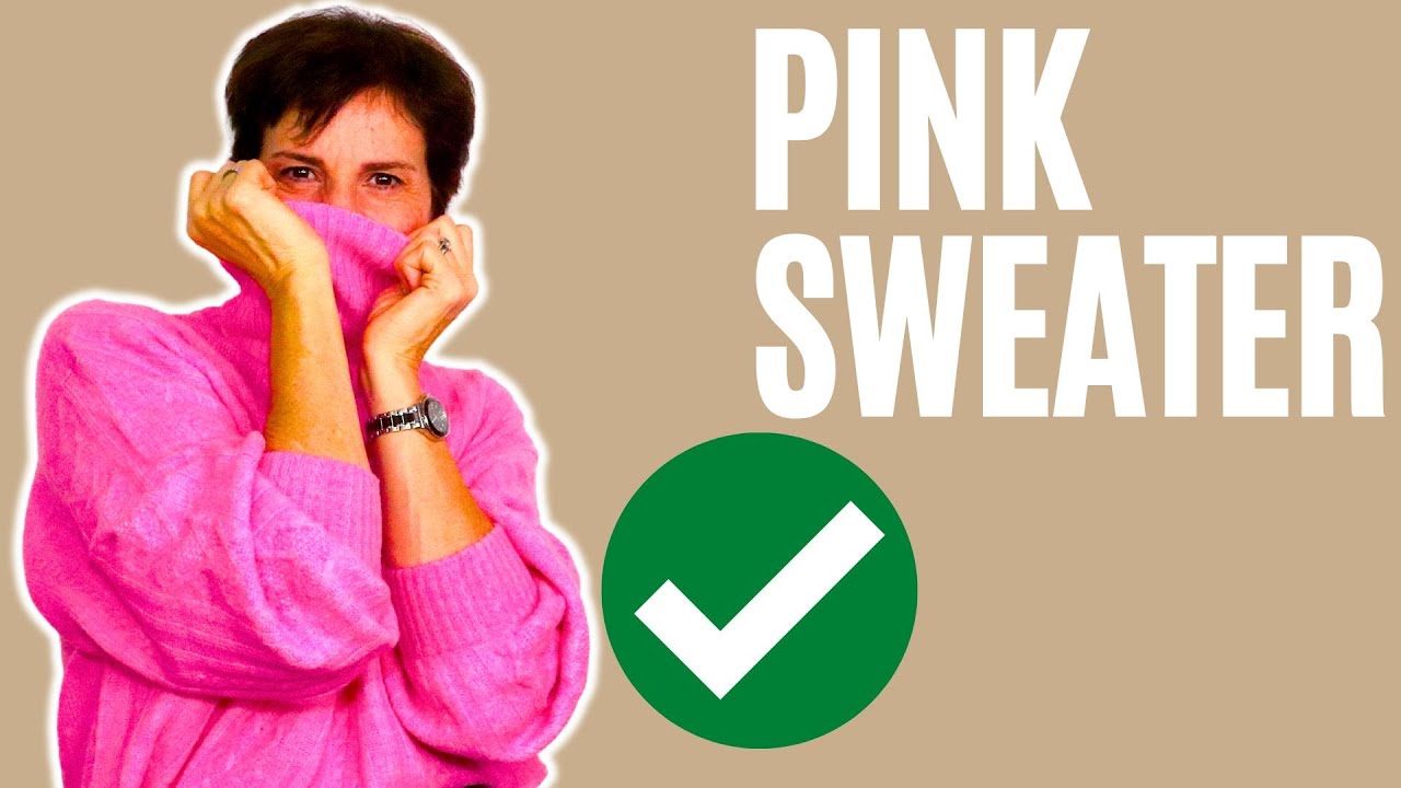 How To Style A Pink Sweater: Women over 50