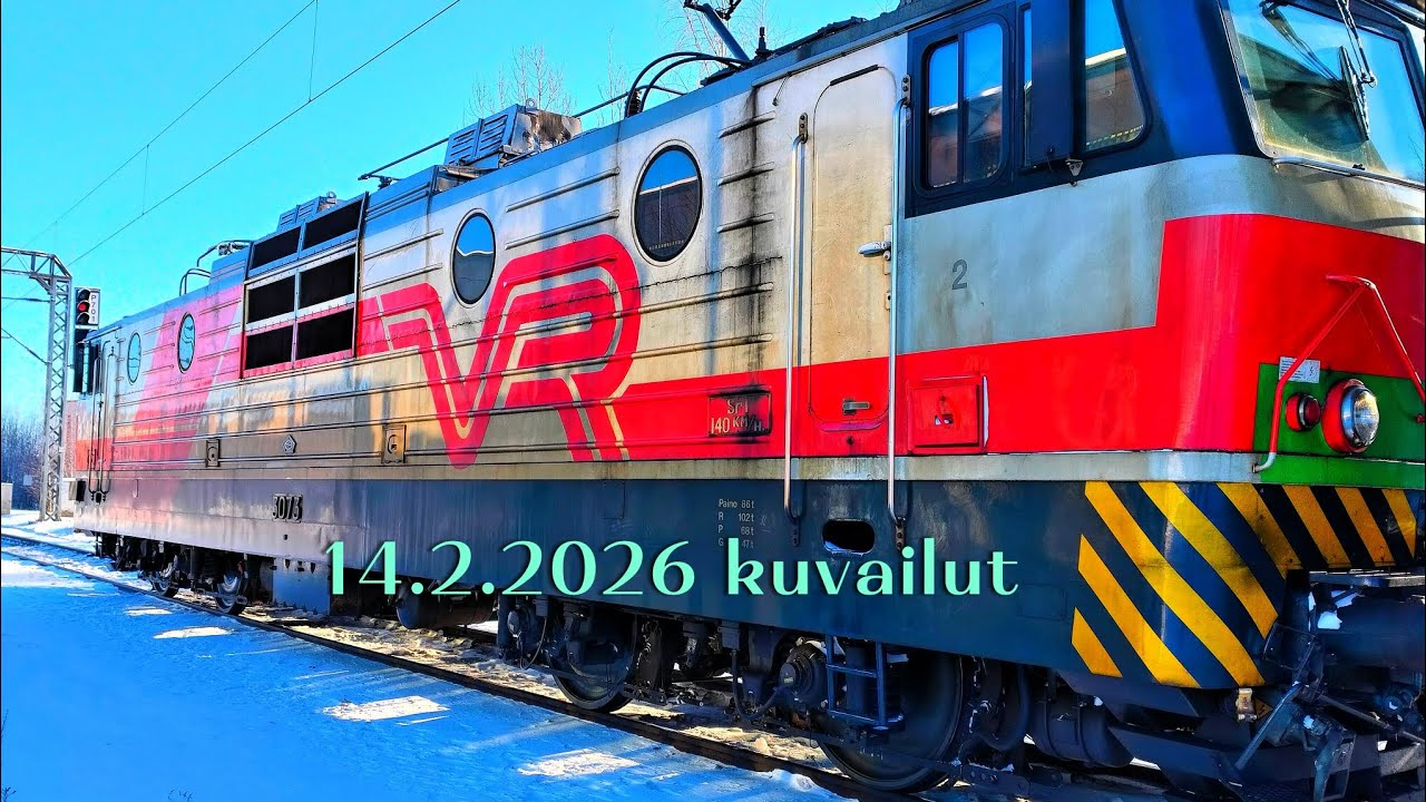 Junat Lahdessa #69.  Viikonlopun kuvailut 14.-15.2.2026 FT @tilkka137 @Trainspot Finland 