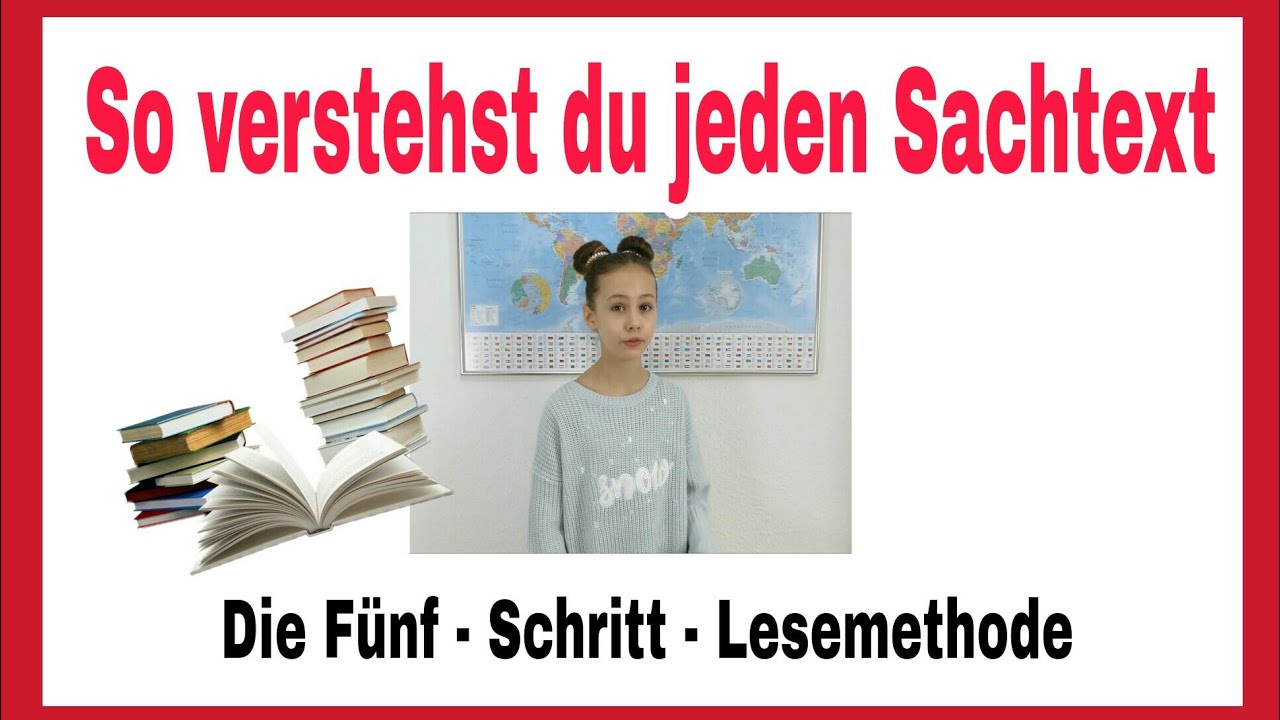So VERSTEHST du JEDEN SACHTEXT - mit der Fünf-Schritt-Lesemethode ganz einfach | Schlau gefragt ?!