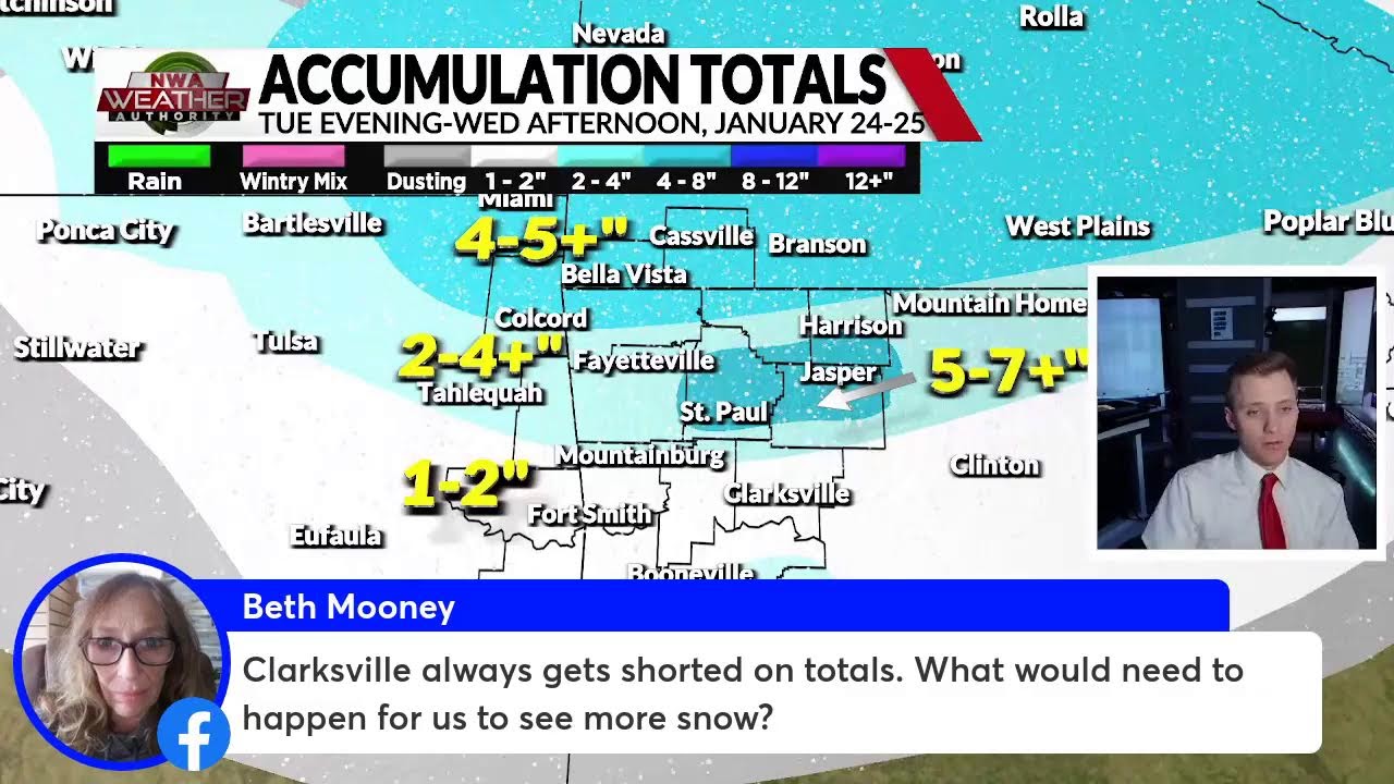 Winter Weather Potential Continues To Increase For Tuesday Night-Wednesday